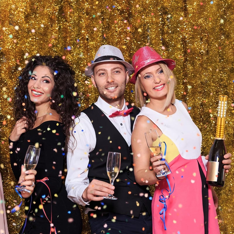 TTLYUGN 6 Pieces LED Strobe Baton Light Rechargeable Bottle Service Sparklers Stick Reusable Champagne Bottle Handheld LED for Club Stage Nightclub Party Concert Event Bar Outdoor - Gold - Image 5